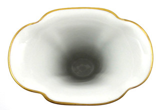 CARL REHM (NAR. 1890) - LORENZ HUTSCHENREUTHER, SELB - ELEGANTNÍ VYŠŠÍ VÁZA SE ZLACENÍM