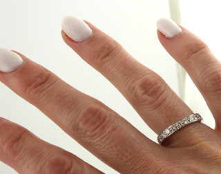 REPREZENTATIVNÍ PRSTEN S PŘÍRODNÍMI DIAMANTY - 1,10 CT