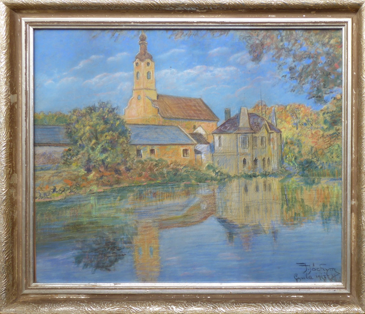JAN JÁCHYM (1874-1956) - KOSTEL NEJSVĚTĚJŠÍ TROJICE - GYULA, MAĎARSKO