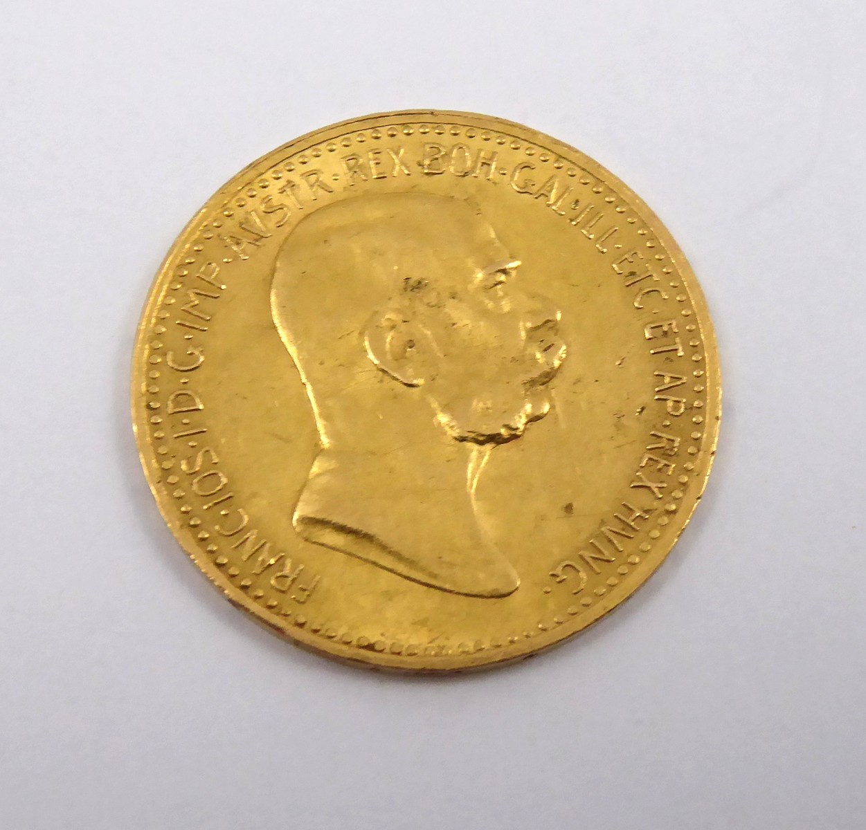 ZLATÁ 10 KORUNA FRANTIŠEK JOSEF I., ROK 1909 - UHERSKÁ RAŽBA