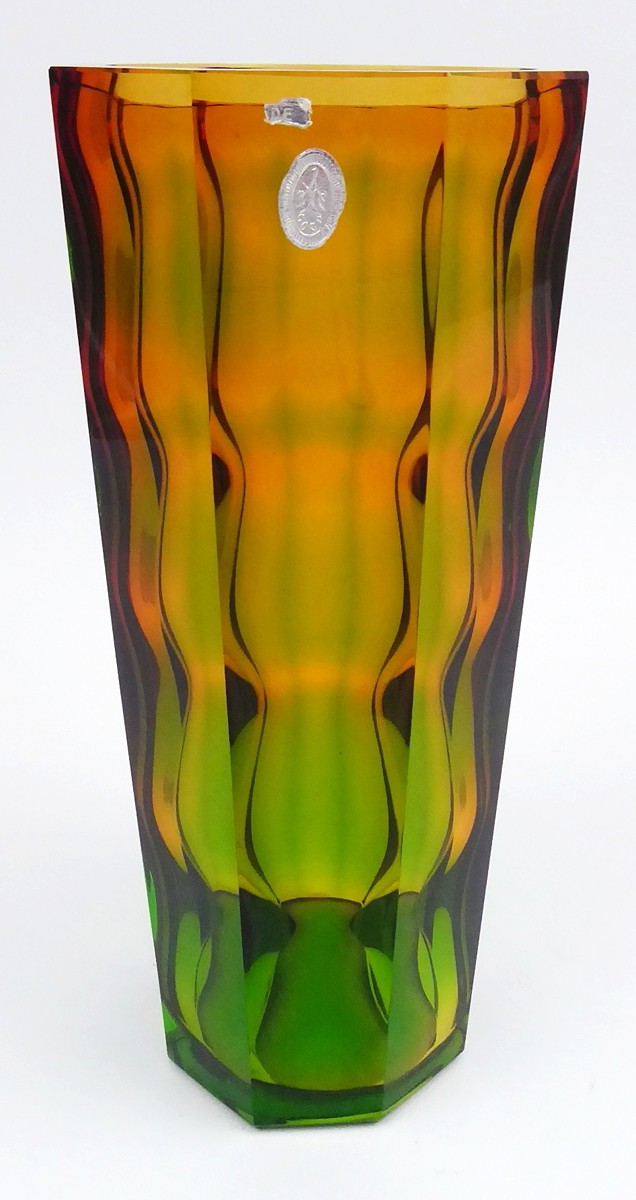 AKNUNY ASTVATSATURYAN (1925-2010) - VÁZA DUHA - LENINGRAD ART GLASS FACTORY