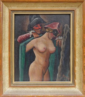 JAROSLAV HERBST (1887-1971) - NA MAŠKARNÍM BÁLE