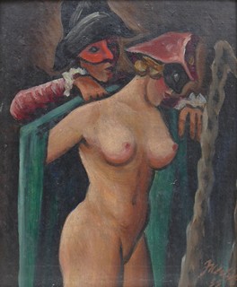 JAROSLAV HERBST (1887-1971) - NA MAŠKARNÍM BÁLE