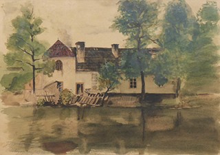 JOSEF JINDŘICH LOUKOTA (1889-1963) - U ŘEKY, ROKYCANY