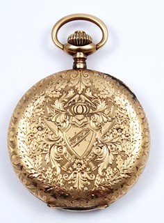 ZLATÉ KAPESNÍ HODINKY - JACCOTTET WATCH