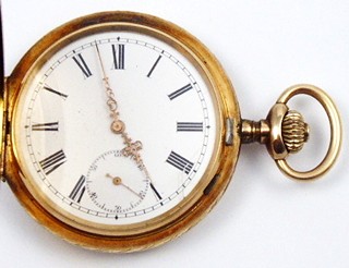 ZLATÉ KAPESNÍ HODINKY - JACCOTTET WATCH