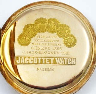 ZLATÉ KAPESNÍ HODINKY - JACCOTTET WATCH