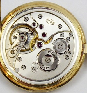 ZLATÉ ART DECO KAPESNÍ HODINKY - DOXA