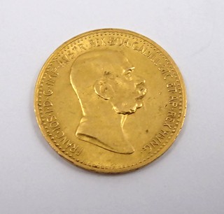 ZLATÁ 10 KORUNA FRANTIŠEK JOSEF I., ROK 1909 - UHERSKÁ RAŽBA