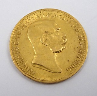 ZLATÁ 10 KORUNA FRANTIŠEK JOSEF I., ROK 1909 - UHERSKÁ RAŽBA
