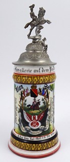 UPOMÍNKOVÝ KORBEL LEHKÉHO JÍZDNÍHO VOJSKA, HULÁNŮ - ROK 1900