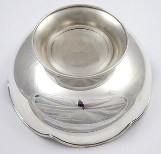 VELKÁ KRÁSNÁ STŘÍBRNÁ MÍSA - TIFFANY & CO., NEW YORK