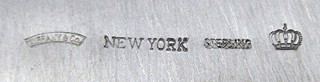 VELKÁ KRÁSNÁ STŘÍBRNÁ MÍSA - TIFFANY & CO., NEW YORK