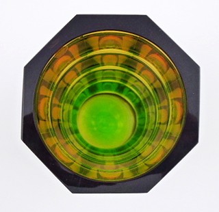 AKNUNY ASTVATSATURYAN (1925-2010) - VÁZA DUHA - LENINGRAD ART GLASS FACTORY