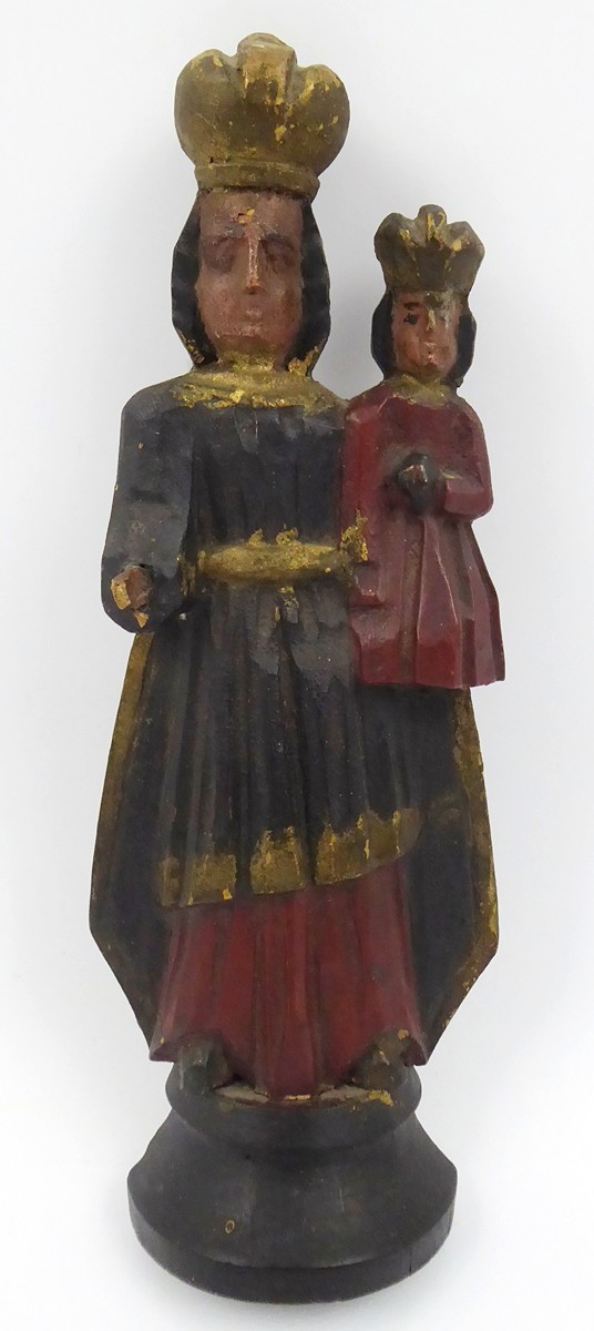 MADONA S JEŽÍŠKEM - PŮSOBIVÁ PATINA