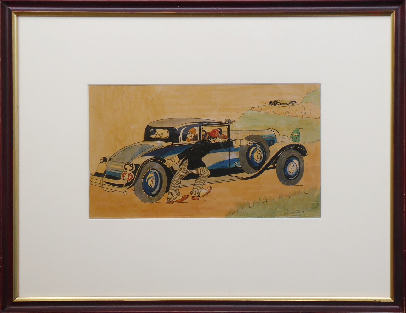 JAN FERDINAND PISTORIUS (1899-1985) - OSMÁNSKÝ ATAŠÉ NA VÝLETĚ