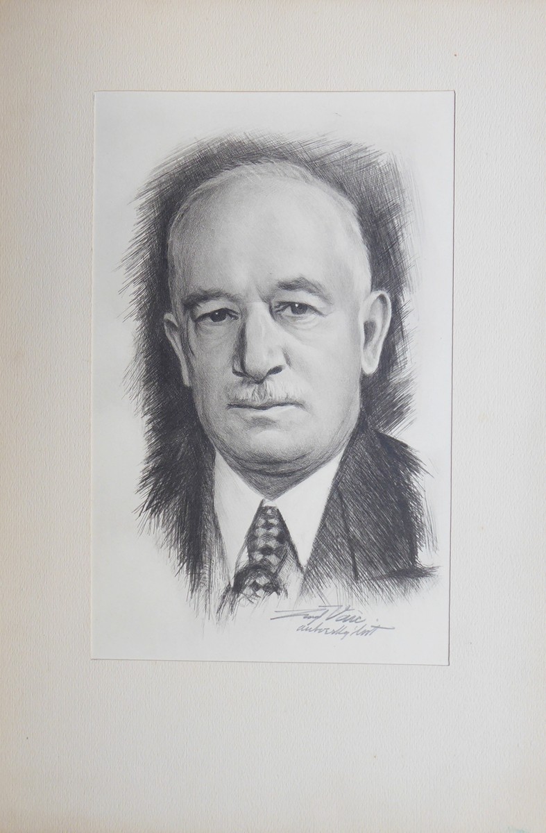 JOSEF VAIC (1884-1961) - PORTRÉT EDVARDA BENEŠE