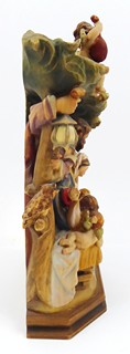 VÁNOČNÍ BETLÉM - RUČNÍ DŘEVOŘEZBA S POLYCHROMIÍ