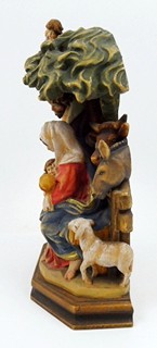 VÁNOČNÍ BETLÉM - RUČNÍ DŘEVOŘEZBA S POLYCHROMIÍ