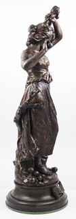HIPPOLYTE-FRANCOIS MOREAU (1832-1926) - MIREILLE - VYSOKÁ SOCHA