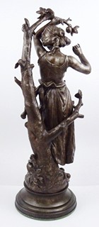 HIPPOLYTE-FRANCOIS MOREAU (1832-1926) - MIREILLE - VYSOKÁ SOCHA