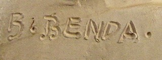 BŘETISLAV BENDA (1897-1983) - EDVARD BENEŠ - BYSTA