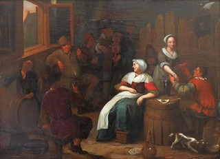 V KRČMĚ - INSPIROVÁNO JAN MIENSE MOLENAER (1610-1668)