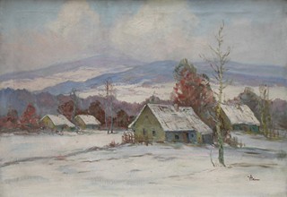 VÁCLAV STEIN (1917-1944) - ZIMA NA VYSOČINĚ