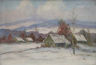 VÁCLAV STEIN (1917-1944) - ZIMA NA VYSOČINĚ