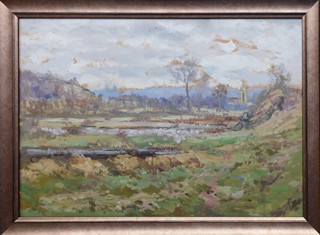 JINDŘICH STEHLÍK (1905-1991) - MOTIV U PRAHY