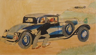 JAN FERDINAND PISTORIUS (1899-1985) - OSMÁNSKÝ ATAŠÉ NA VÝLETĚ