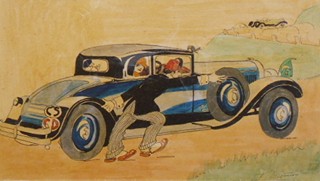 JAN FERDINAND PISTORIUS (1899-1985) - OSMÁNSKÝ ATAŠÉ NA VÝLETĚ