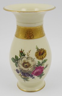 VÁZA S KVĚTY, ALT BRABANT GOLD - ROSENTHAL