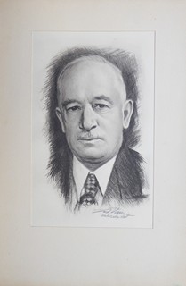 JOSEF VAIC (1884-1961) - PORTRÉT EDVARDA BENEŠE