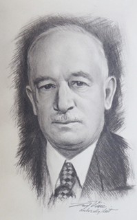 JOSEF VAIC (1884-1961) - PORTRÉT EDVARDA BENEŠE