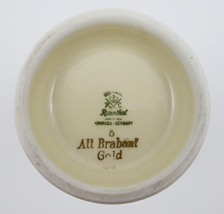 VÁZA S KVĚTY, ALT BRABANT GOLD - ROSENTHAL