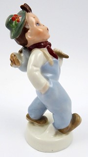 VANDROVNÍK S PEJSKEM V UZLÍKU - ROYAL DUX, DUCHCOV