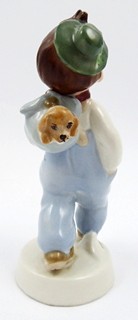 VANDROVNÍK S PEJSKEM V UZLÍKU - ROYAL DUX, DUCHCOV