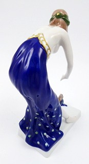 BERTHOLD BOESS (1877-1957) - HADÍ TANEČNICE - ROSENTHAL, ČÍSLO MODELU 442, ROK 1923