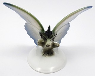 OTTO KOCH (1901-1974) - MOTÝL - ROSENTHAL