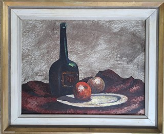 Mikuláš Galanda (1895 - 1938) - Zátiší s láhví