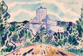 Václav Špála (1885 - 1946) - Hrad Kost