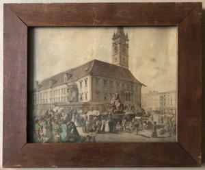 Haun August - Velké náměstí v Olomouci