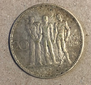 Mince, 20 Kč 1934