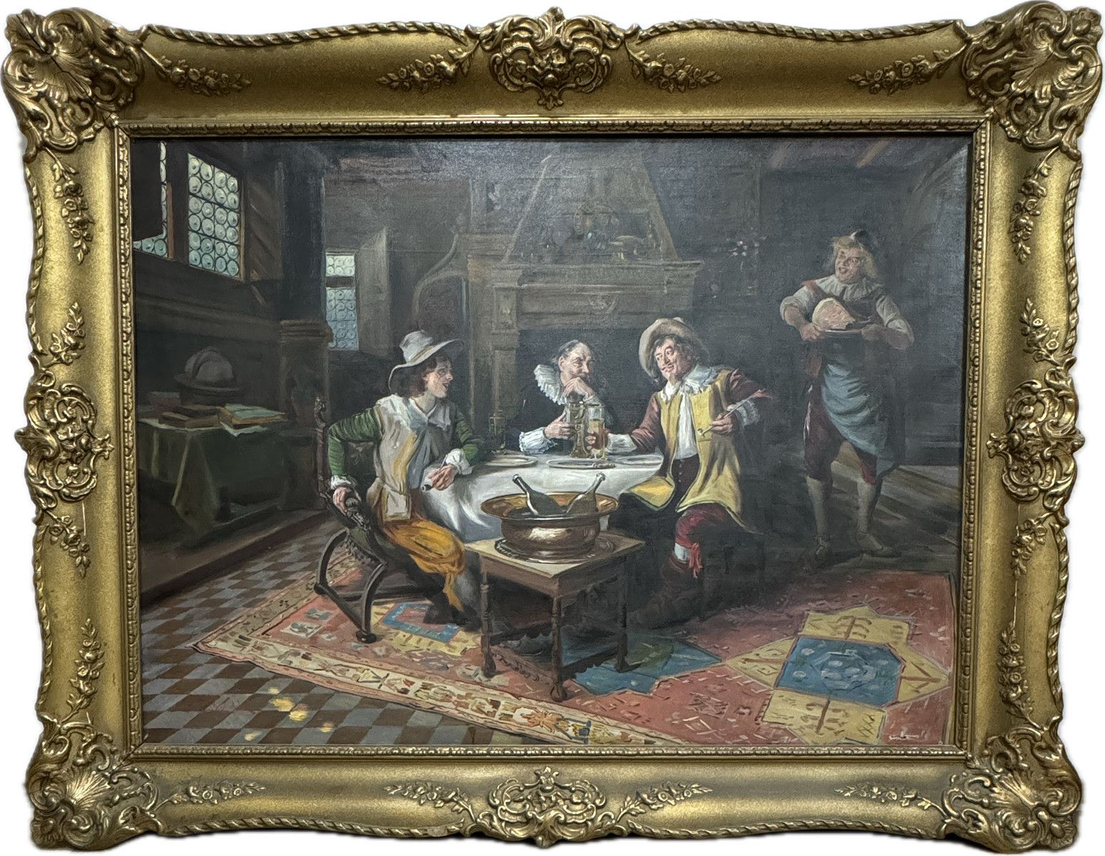 Jan Skramlík - rytíř, 1860 - 1936 - V krčmě