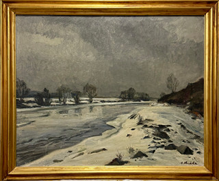 Bedřich Horálek, 1913 - 1981 - Berounka pod Radotínem (velký formát)