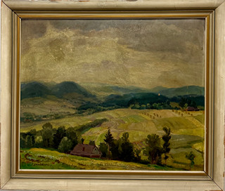Cyril Jančálek, 1891 - 1954 - Krajina s chalupou