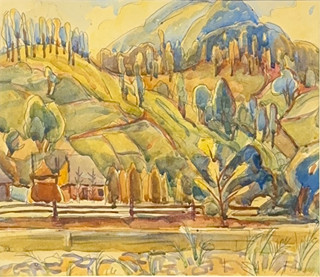 Ferdiš Duša, 1888 - 1958 - Motiv z Beskyd