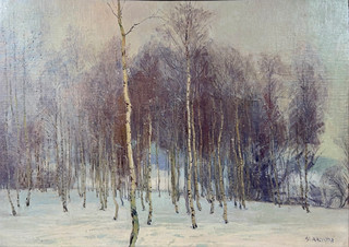 Alois Kalvoda, 1875 - 1934 - Zimní břízy