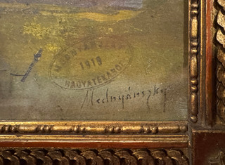 Ladislav Mednyánszky, 1852 - 1919 - Krajina s domky